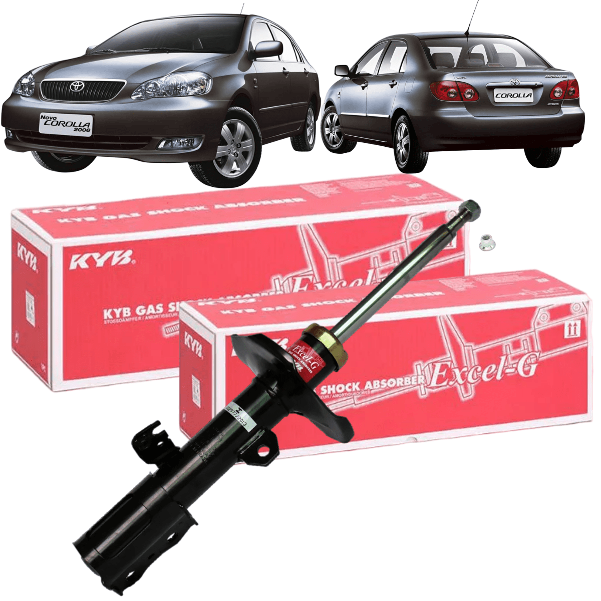 AMORTECEDOR DIANT DIREITO TOYOTA