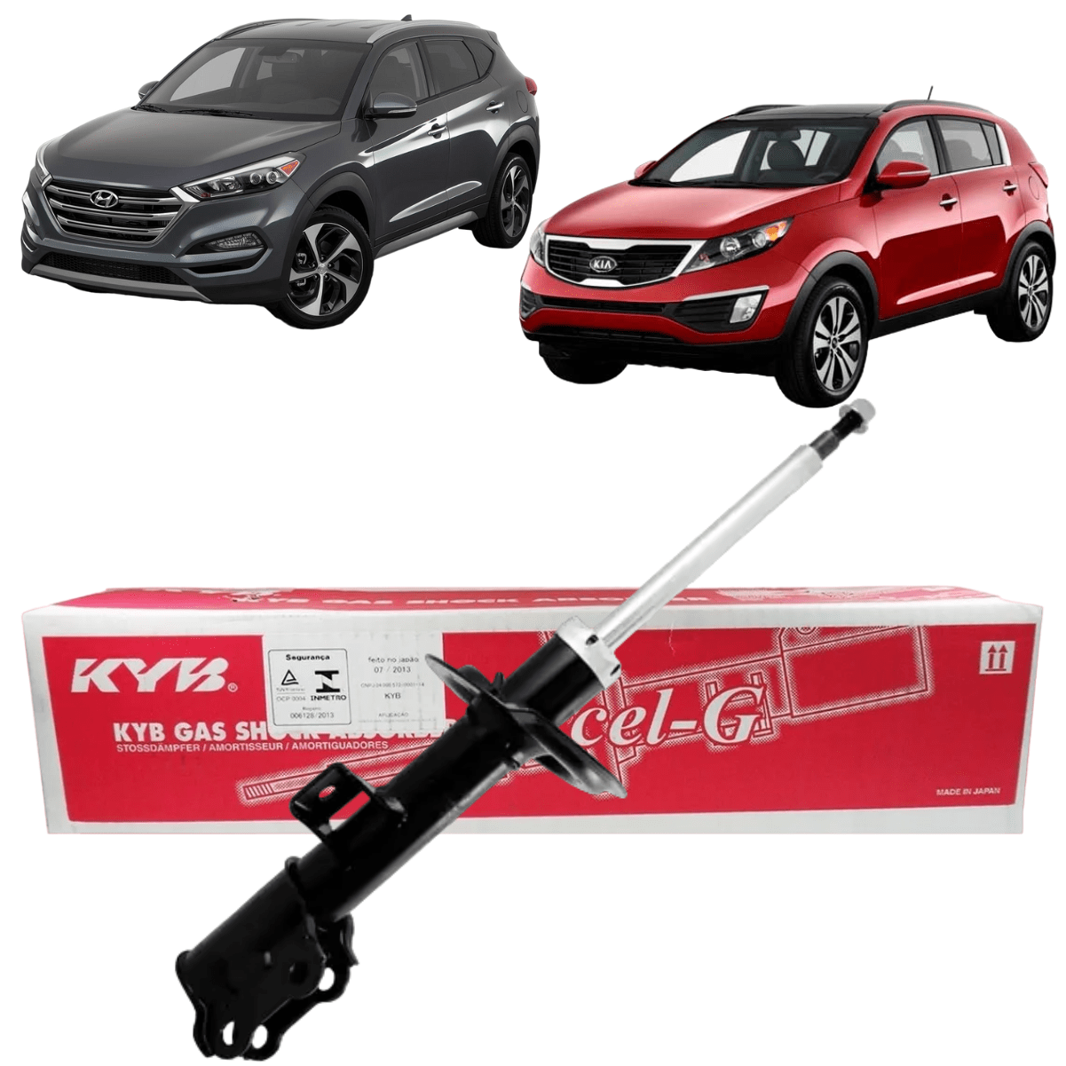 AMORTECEDOR DIANT ESQUERDO HYUNDAI/KIA