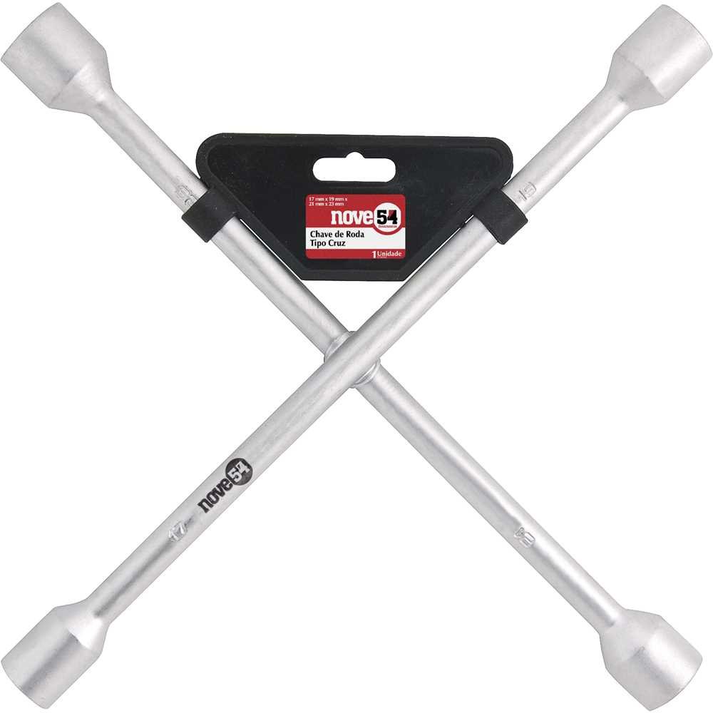 CHAVE DE RODA TIPO CRUZ, 17,0 MM X 19,0 MM X 21,0 MM 23,0 MM, NOVE54