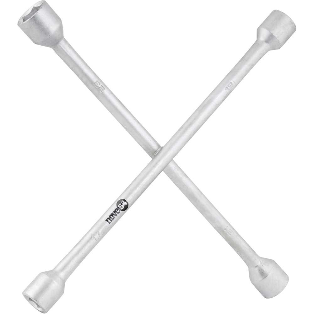 CHAVE DE RODA TIPO CRUZ, 17,0 MM X 19,0 MM X 21,0 MM 23,0 MM, NOVE54