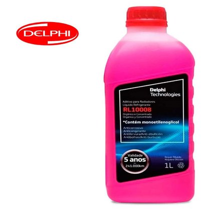 Aditivo Para Radiador Concentrado Orgânico Rosa 1l Delphi - Rl10008