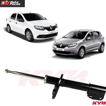 Amortecedor Dianteiro Excel-g Renault Logan 1.0 2014-2020 Sandero 1.0 2015-2020 Kyb - 338749