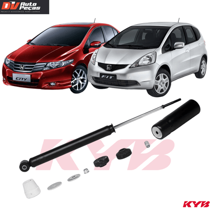 Amortecedor Traseiro Excel-g Honda City 2009-2014 Fit 2009-2014 Kyb - 348021