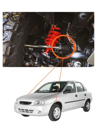 BARRA AXIAL CORSA MEC 1994/1999