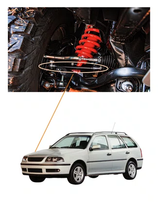 BARRA DE DIREÇÃO MECÂNICA Gol G3 MI 1.0 — 1998/2005