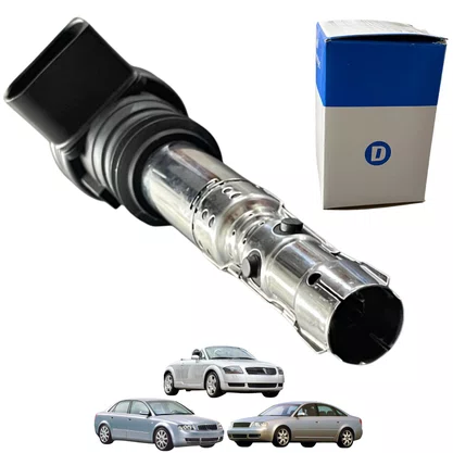 BOBINA DE IGNIÇÃO GOLF 1.8 20V GASOLINA 2001 ATE 2008 AUQ