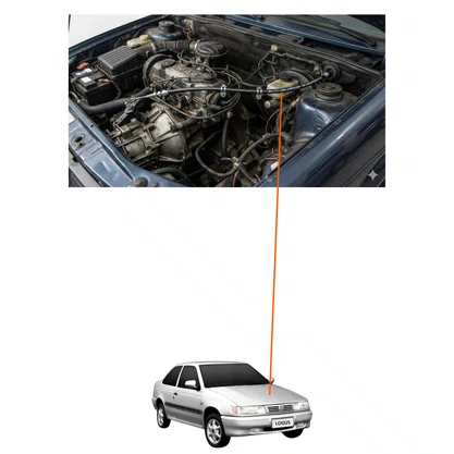 Cabo De Embreagem Vw Logus Ano 1992 1993 1994 1995 1996