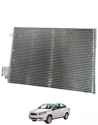 CONDENSADOR BRASADO FIAT STRADA 1.0 2011 ATÉ 2019