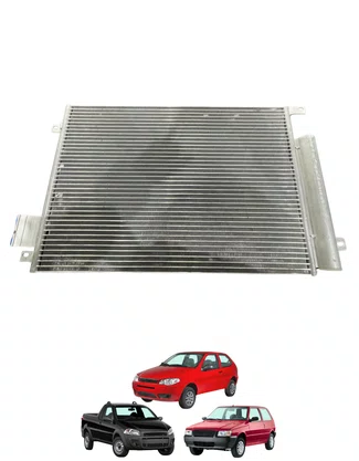 CONDENSADOR BRASADO FIAT STRADA 1.0 2011 ATÉ 2019