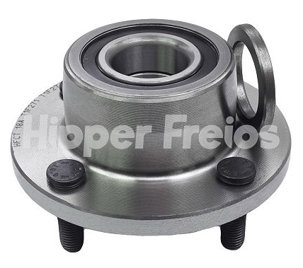 Cubo De Roda Tras Ford  Com Rolamento / Diametro Furo Rolamento 35mm / 4 Furos  Courier - (- Abs) (com Parafusos) Mondeo - (- Abs) (com Parafusos)