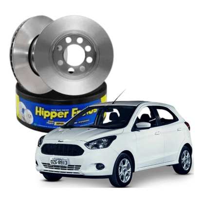 Disco De Freio Diant Ventilado S/cubo Ford Novo Ka