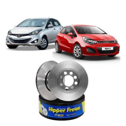Disco De Freio Diant Ventilado S/cubo Kia/hyundai Hb20 Rio