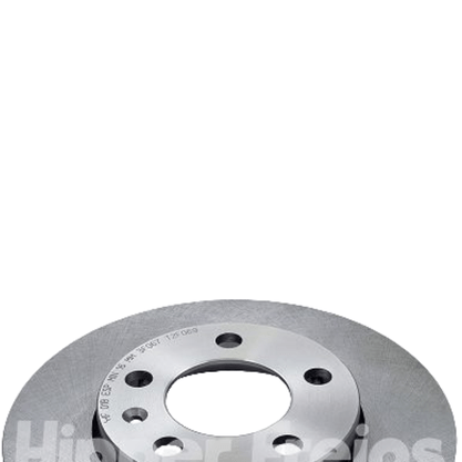 Par Disco De Freio Dianteiro Ventilado Sem Cubo Volkswagen Crossfox/fox/polo/spacefox 2002 Em Diante - Hf