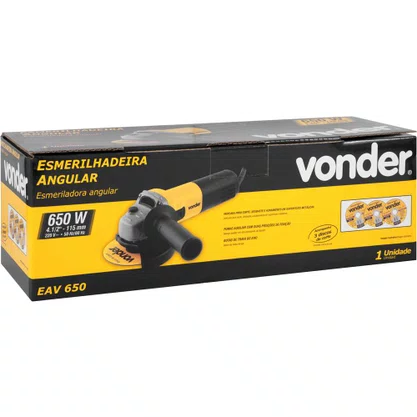 ESMERILHADEIRA ANGULAR COM DISCO EAV650