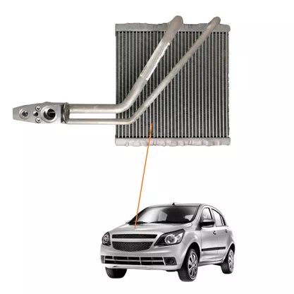 EVAPORADOR AGILE 1.4 2009/2015 AUTOMÁTICO/MANUAL COM AR 8V FLEX
