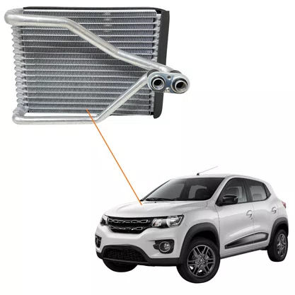 EVAPORADOR KWID 1.0 2017/2025 AUTOMÁTICO/MANUAL COM AR 12V FLEX