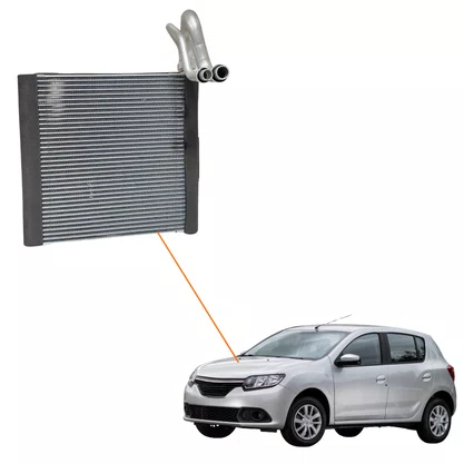 EVAPORADOR LOGAN 1.0 2013/2020 AUTOMÁTICO/MANUAL COM AR 12/16V FLEX