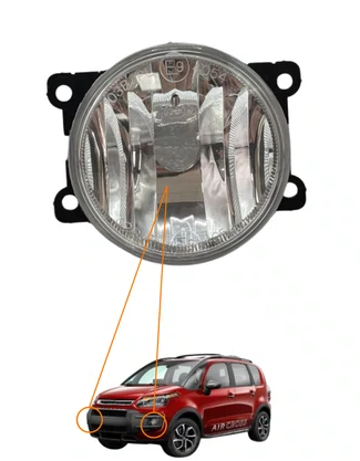 FAROL AUXILIAR DE NEBLINA AIRCROSS 207 C3 C4 2011 ATÉ 2014 ORIGINAL ARTEB