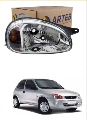 FAROL DIREITO CORSA PICK UP 2000 Á 2010 CORSA WAGON 2000 Á 2010