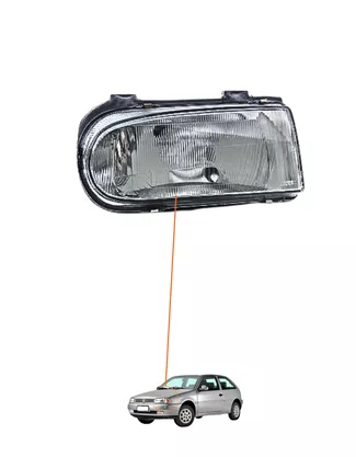 FAROL  H4 ESQUERDO  GOL 1995  Á 2003 EXECETO GTI