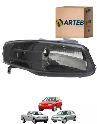 FAROL H4 MÁSCARA NEGRA GOL SAVEIRO PARATI 2006 A 2008 ORIGINAL ARTEB