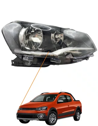 FAROL H7 H1 GOL VOYAGE SAVEIRO 2013 A 2016 LADO DIREITO
