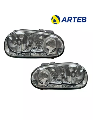 Par Farol Golf A4 1999 ATE 2004 Foco Manual Original Arte
