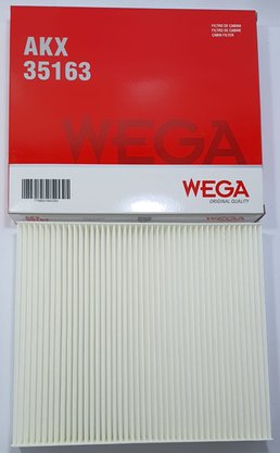 Filtro Ar Condicionado Volkswagen Gol 1.0 8v/ 1.6 8v Fox 1.0 8v/ 1.6 16v/ 1.6 8v Saveiro 1.6 8v Voyage 1.0 8v/ 1.6 8v Polo Sedan 1.6 8v Wega - Akx35163