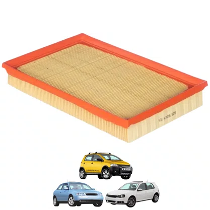 Filtro Ar Motor A3 Crossfox Golf 2005 06 07 08 09 10 11 12 13 14 2015 Vox
