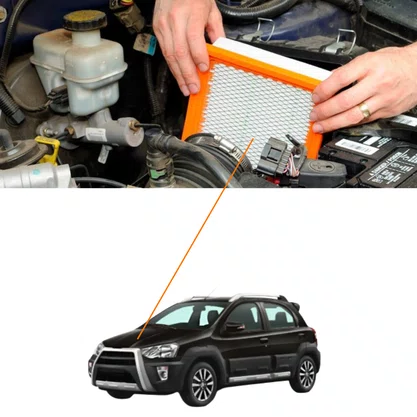 Filtro Ar Motor Etios Cross 2013 2014 2015 Vox