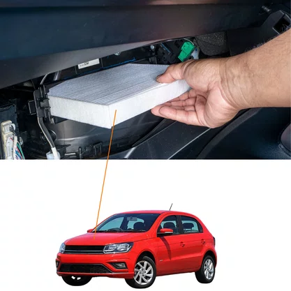 FILTRO DE AR DE CABINE GOL FOX UP 2016 A 2023 VOX