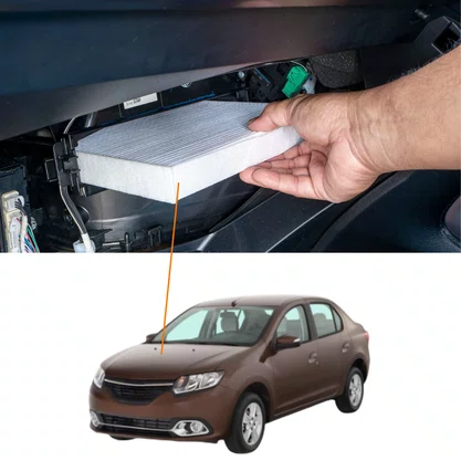 FILTRO DE AR DE CABINE RENAULT LOGAN SANDERO 2012 13 14 15 16 17 18 19 20 2021 VOX