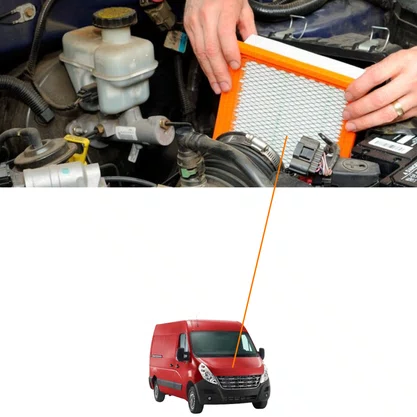 Filtro De Ar Do Motor Renault Master 2013 2014 Vox