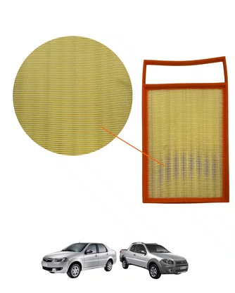 FILTRO DE AR MOTOR FIAT IDEIA 2005 A 2015 PALIO WEEKEND 1999 A 2003 SIENA 1998 A 2016
