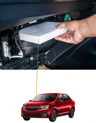 FILTRO DE CABINE AR Renault CLIO SYMBOL 2009 10 11 12 13 14 15 16 17 18 19 20 21 22 23 24 25 26 VOX