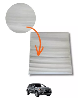 FILTRO DE CABINE MITSUBISHI GM S10 2012 A 2024 ASX  2011 A 2021 LANCER 2011 A 2019