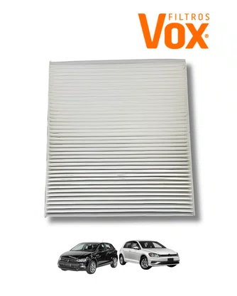 FILTRO DE CABINE VW POLO 2017 A 2022 GOLF 2016 A 2018 VIRTUS 2018 A 2022 T-CROSS 2019 A 2026