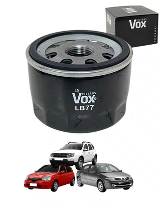 FILTRO DE OLEO LUBRIFICANTE  CLIO 2000/2009 LOGAN 2007/2012