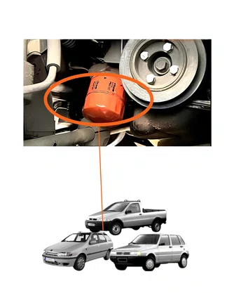 FILTRO DE OLEO LUBRIFICANTE FIAT ALFA ROMEO AR 147 2002 A 2007 MAREA 1998 A 2007 UNO 1994 A 2004