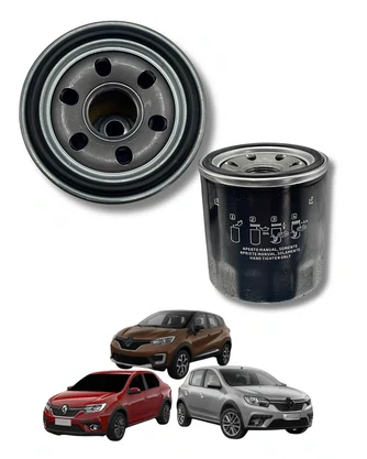 FILTRO DE OLEO LUBRIFICANTE HYUNDAI RENAULT HB20 2012 A 2026 SANDERO 2016 A 2022