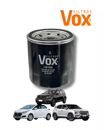 FILTRO DE OLEO LUBRIFICANTE HYUNDAI RENAULT HB20 2012 A 2026 SANDERO 2016 A 2022