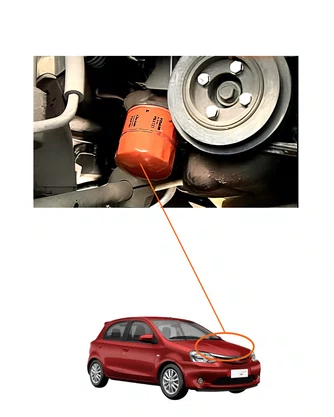 FILTRO DE OLEO LUBRIFICANTE TOYOTA ETIOS 2013 A 2016 