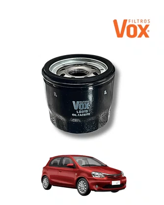 FILTRO DE OLEO LUBRIFICANTE TOYOTA ETIOS 2013 A 2016 