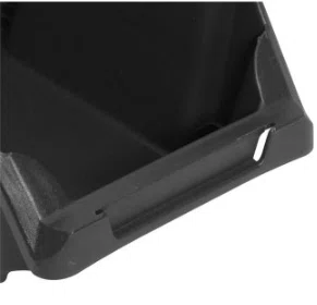 Gaveteiro plástico, nº 5, 12,0 cm x 15,0 cm x 26,0 cm,modelo prático, preto