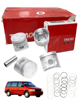 JOGO ANÉIS PISTÃO E MOTOR PISTÃO Pajero 3.0 V6 (6G72 12V) — 1992/1998