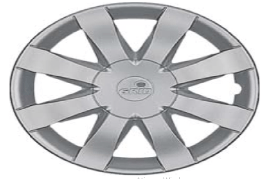 Jogo Calota Aro 15 Renault Sandero Logan