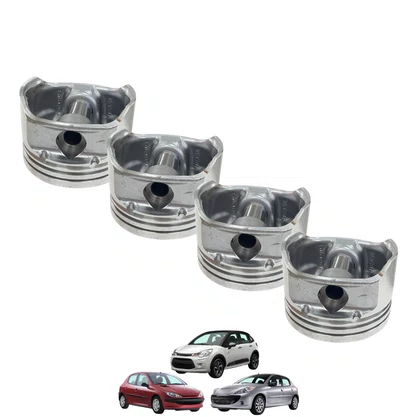 JOGO PISTÃO DO MOTOR 206 207 C3 2003 A 2016 RIOSULENSE