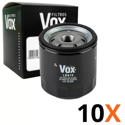 KIT 10UN Filtro Óleo Motor Gm 1.8 Corsa Celta Astra Vectra Onix Spin