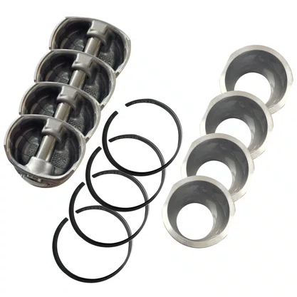 KIT ANÉIS + PISTÕES DE MOTOR + CAMISA C3 207 206 2003 A 2016 TAKAO RIOSULENSE