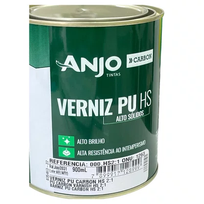 KIT CATALISADOR CARBON E VERNIZ CARBON ANJO TINTAS